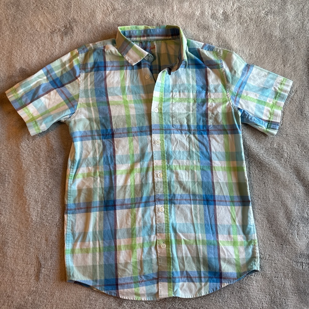 Cat & Jack Multicolor Plaid Shirt